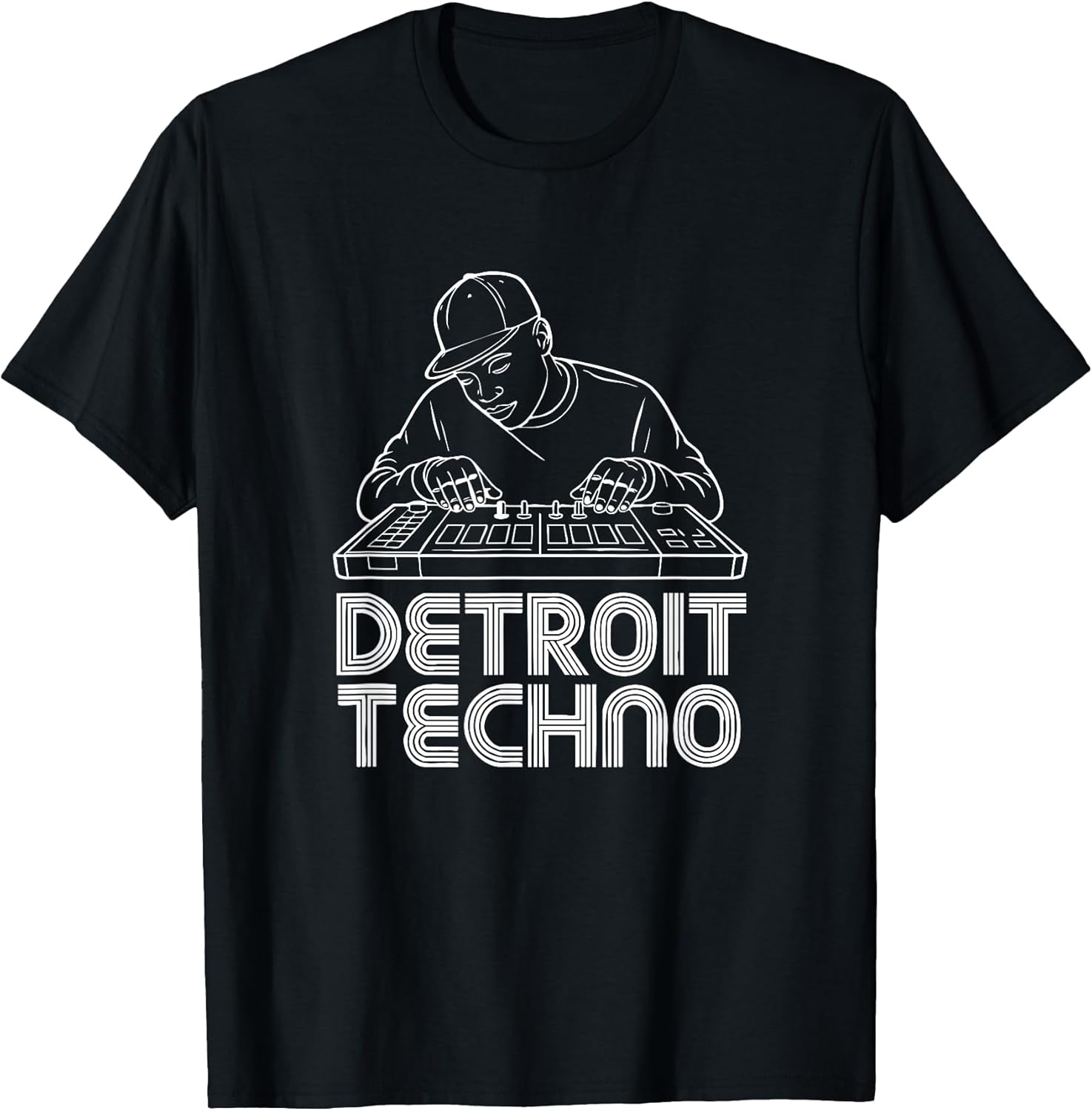 Detroit 1980s and 1990s techno - Adult & Kids T-Shirts, Sweatshirts & Hoodies apparel design preview 1