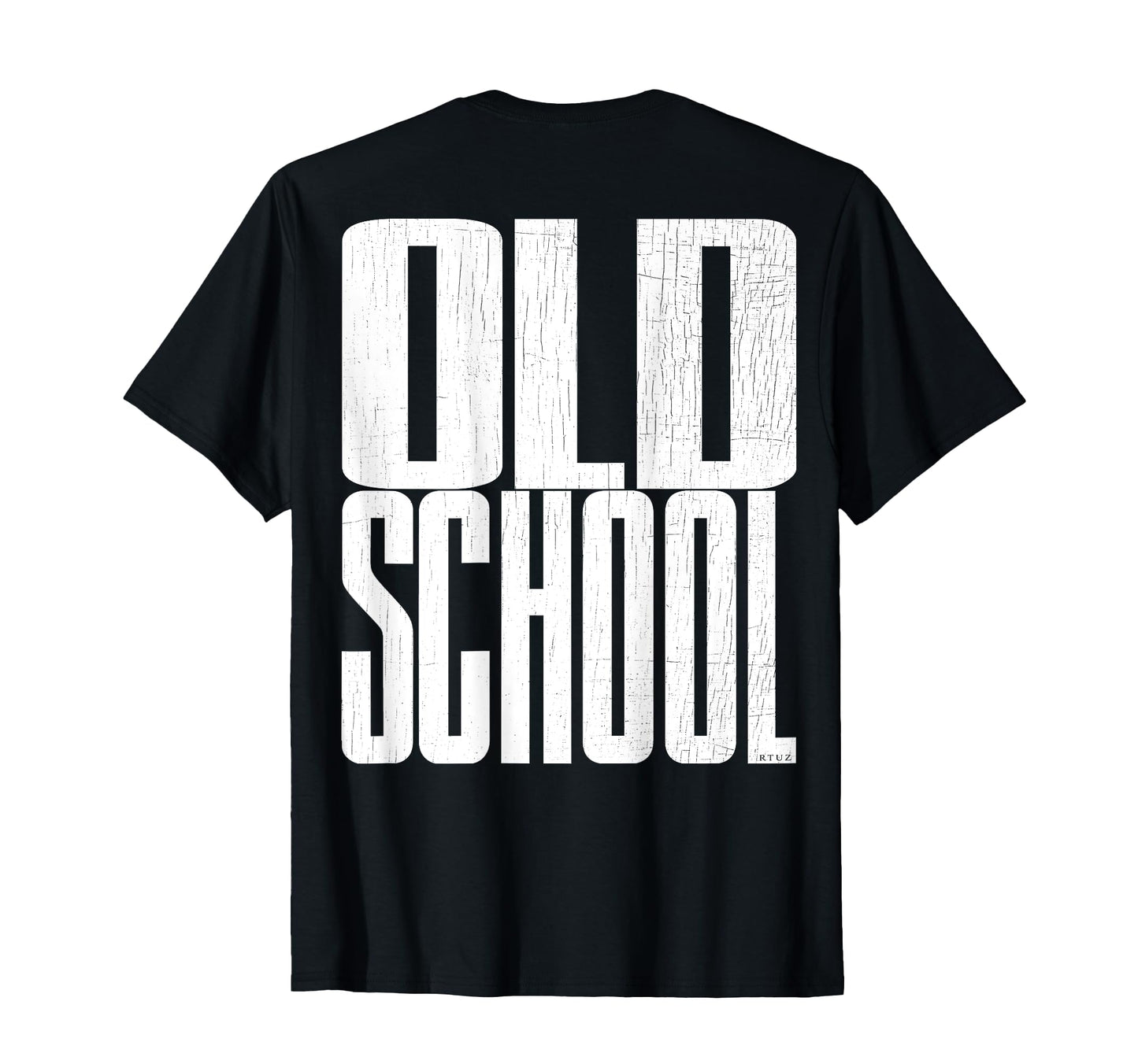 Old School Text 80Er 90Er Statement T-Shirt - Custom Art Print for Adults - T-Shirt, Sweatshirt, Hoodie
