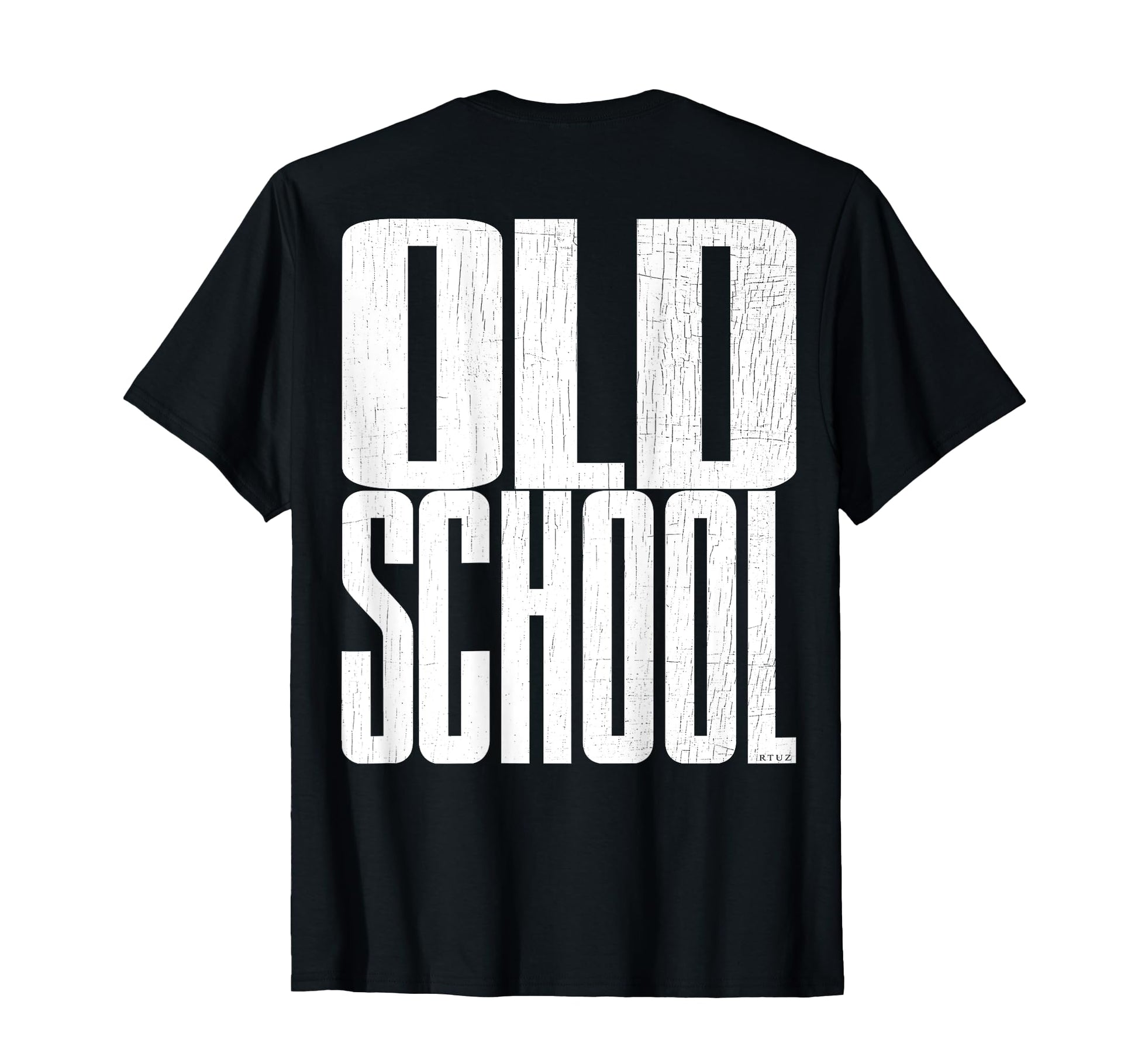 Old School Text 80Er 90Er Statement T-Shirt - Custom Art Print for Adults - T-Shirt, Sweatshirt, Hoodie