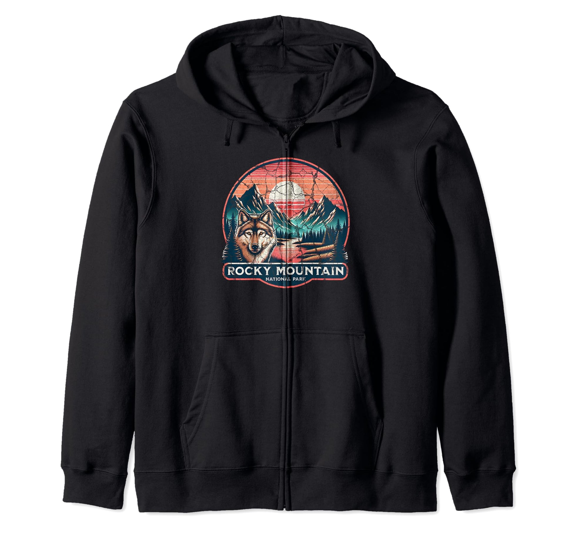 Rocky Mountain National Park Sweatshirt - Fun Novelty Design for Adults - T-Shirt, Sweatshirt, Hoodie