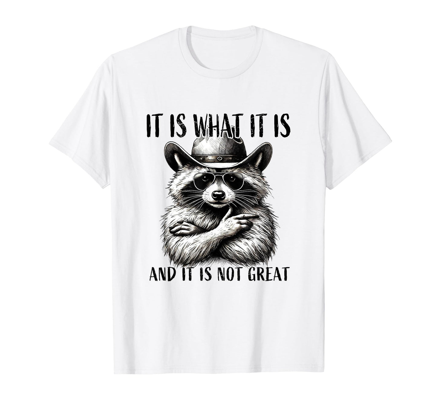 It Is What It Is And It Is Not Great T-Shirt - Graphic Print Men Women - T-Shirt, Sweatshirt, Hoodie
