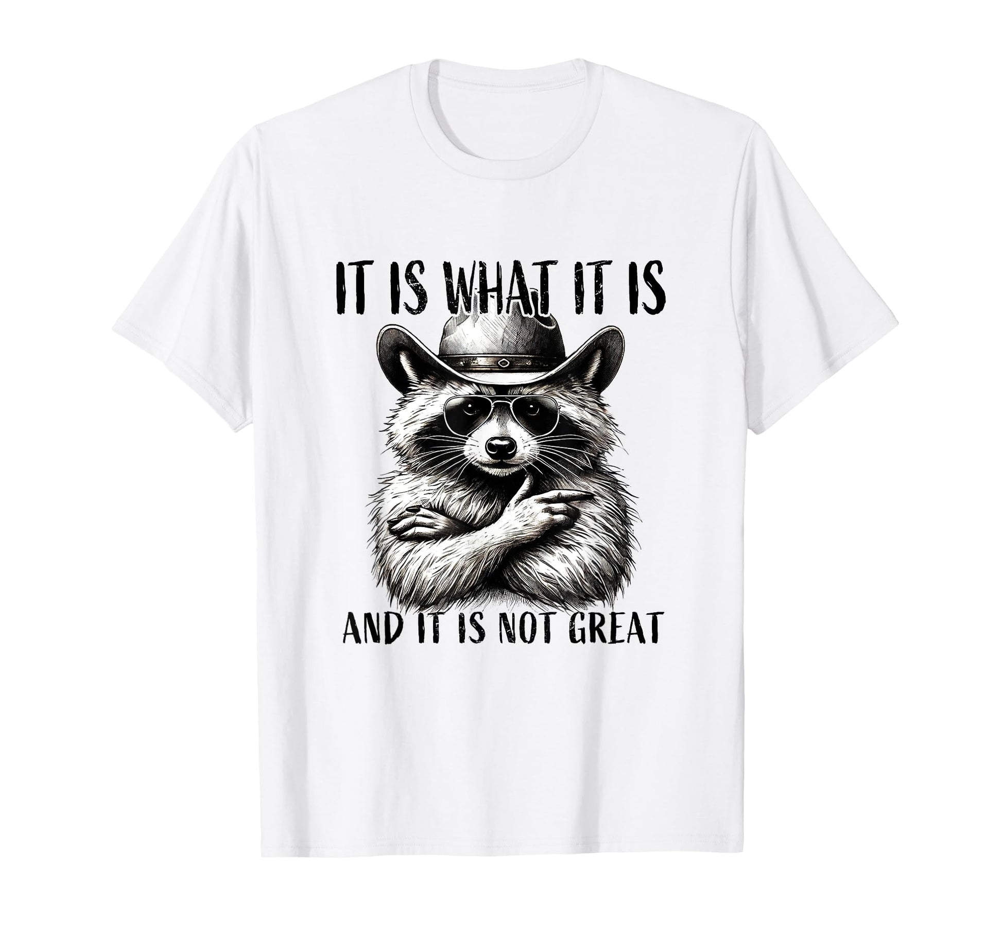 It Is What It Is And It Is Not Great T-Shirt - Graphic Print Men Women - T-Shirt, Sweatshirt, Hoodie