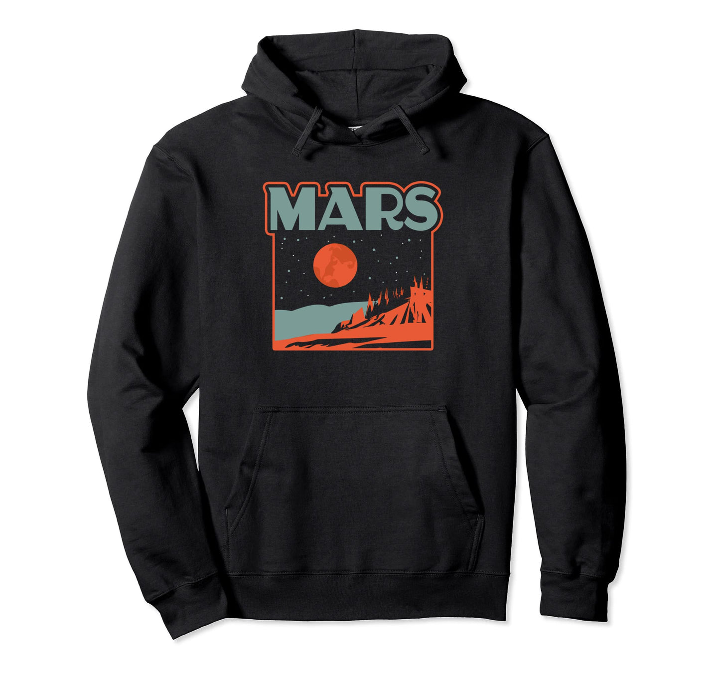Mars National Park Parks Sci Fi Martian Hoodie - Aesthetic Graphic Unisex - T-Shirt, Sweatshirt, Hoodie