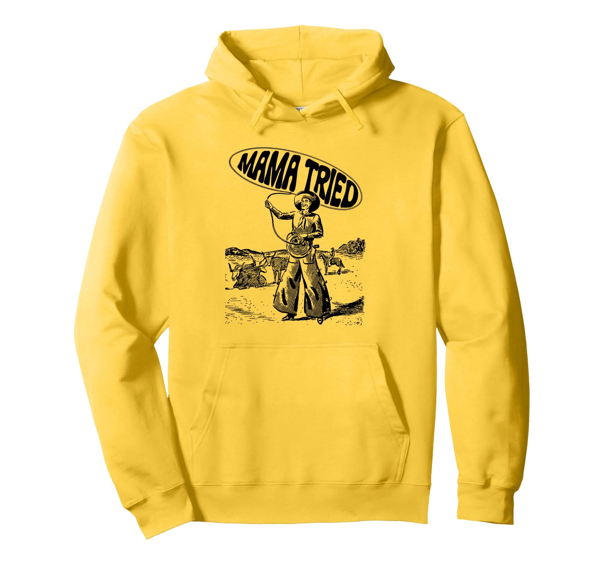 Mama Tried Rodeo Roping Cowboy Tpa Hoodie - Streetwear Style for Adults - T-Shirt, Sweatshirt, Hoodie