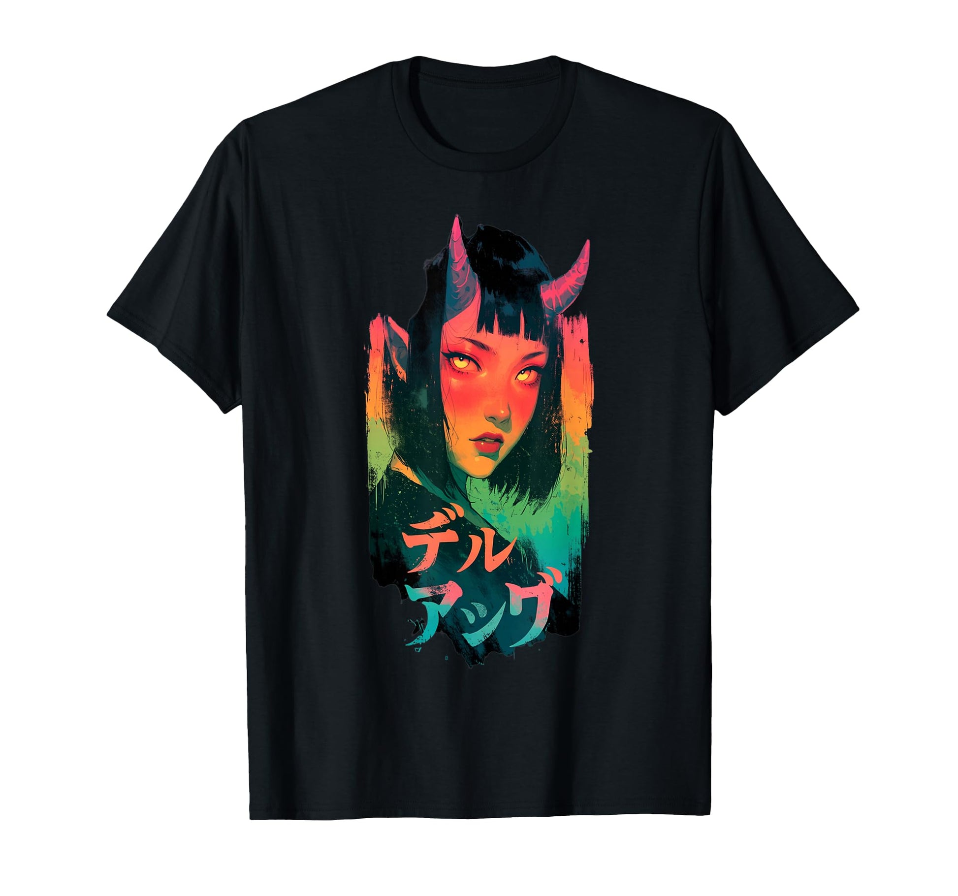 Goth Grunge Demon Anime Waifu Horror T-Shirt - Streetwear Style for Adults - T-Shirt, Sweatshirt, Hoodie