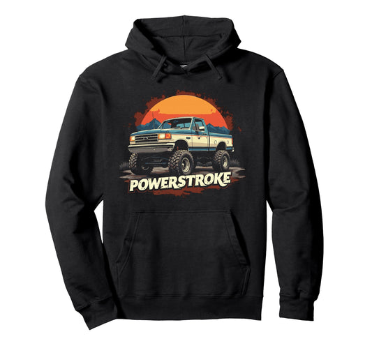 1992 Single Cab Old Body Powerstroke Hoodie - Trendy Graphic Men Women - T-Shirt, Sweatshirt, Hoodie