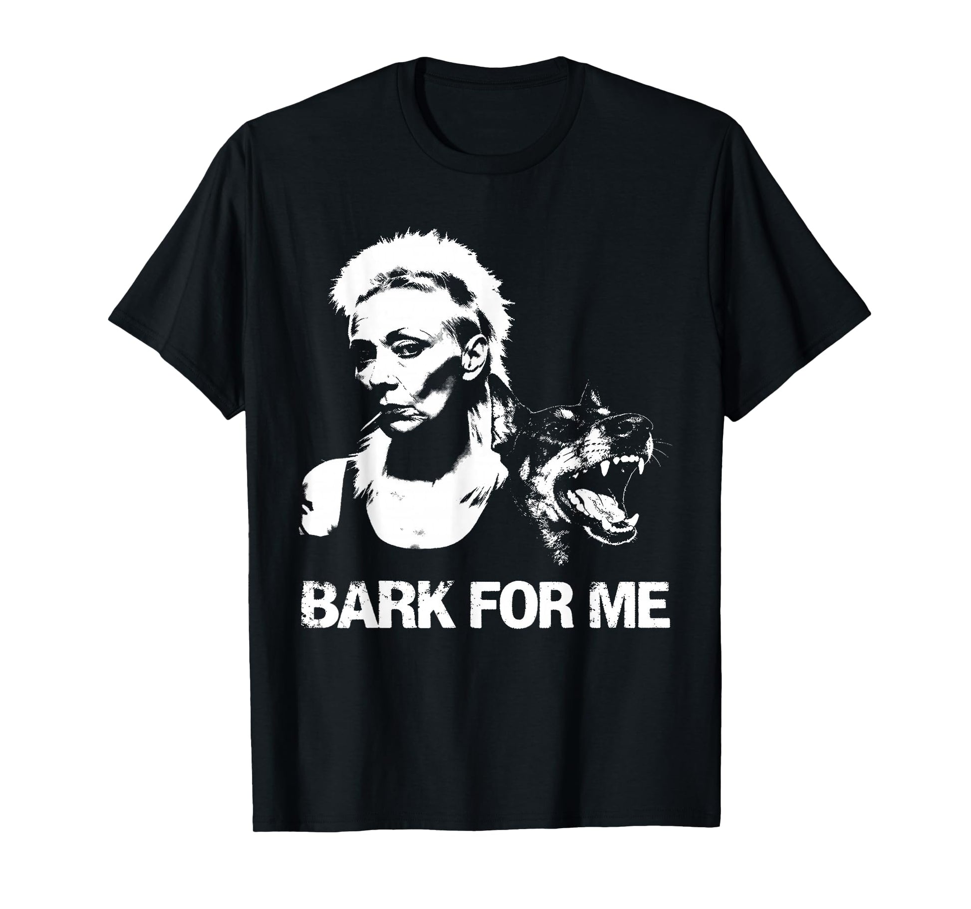 Punk And Dog Bark Me Grunge Art T-Shirt - Fun Novelty Design Unisex - T-Shirt, Sweatshirt, Hoodie