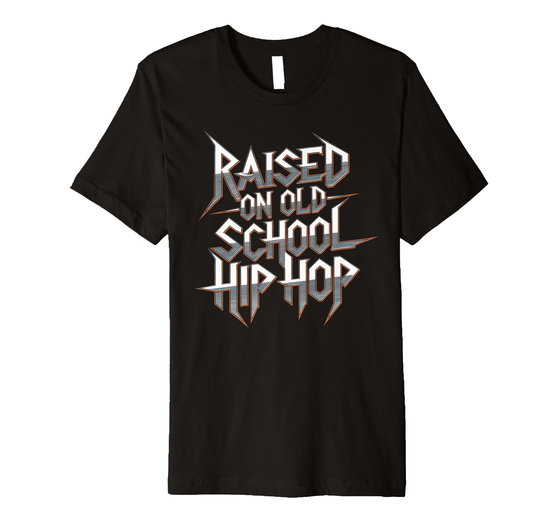 Raised Old School Hip Hop Cassette T-Shirt - Unique Graphic Men Women - T-Shirt, Sweatshirt, Hoodie