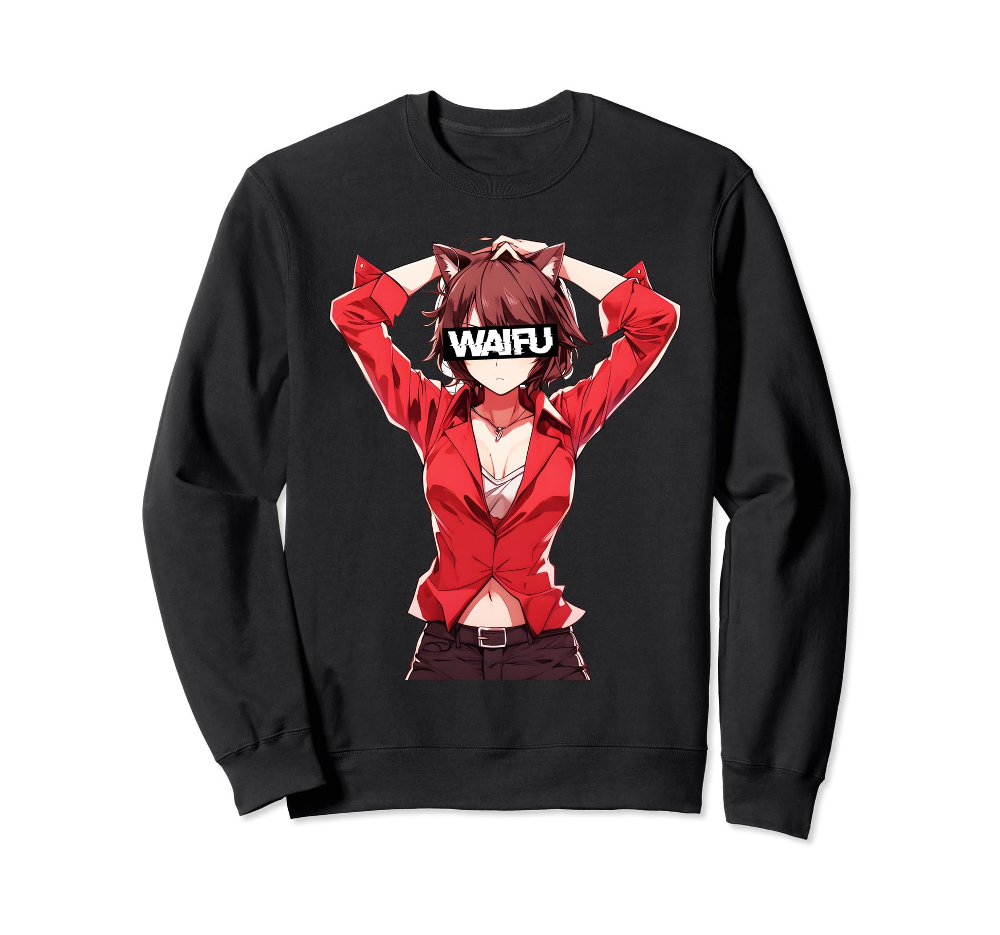 Japanese Aesthetic Waifu Anime Sweatshirt - Streetwear Style for Adults - T-Shirt, Sweatshirt, Hoodie