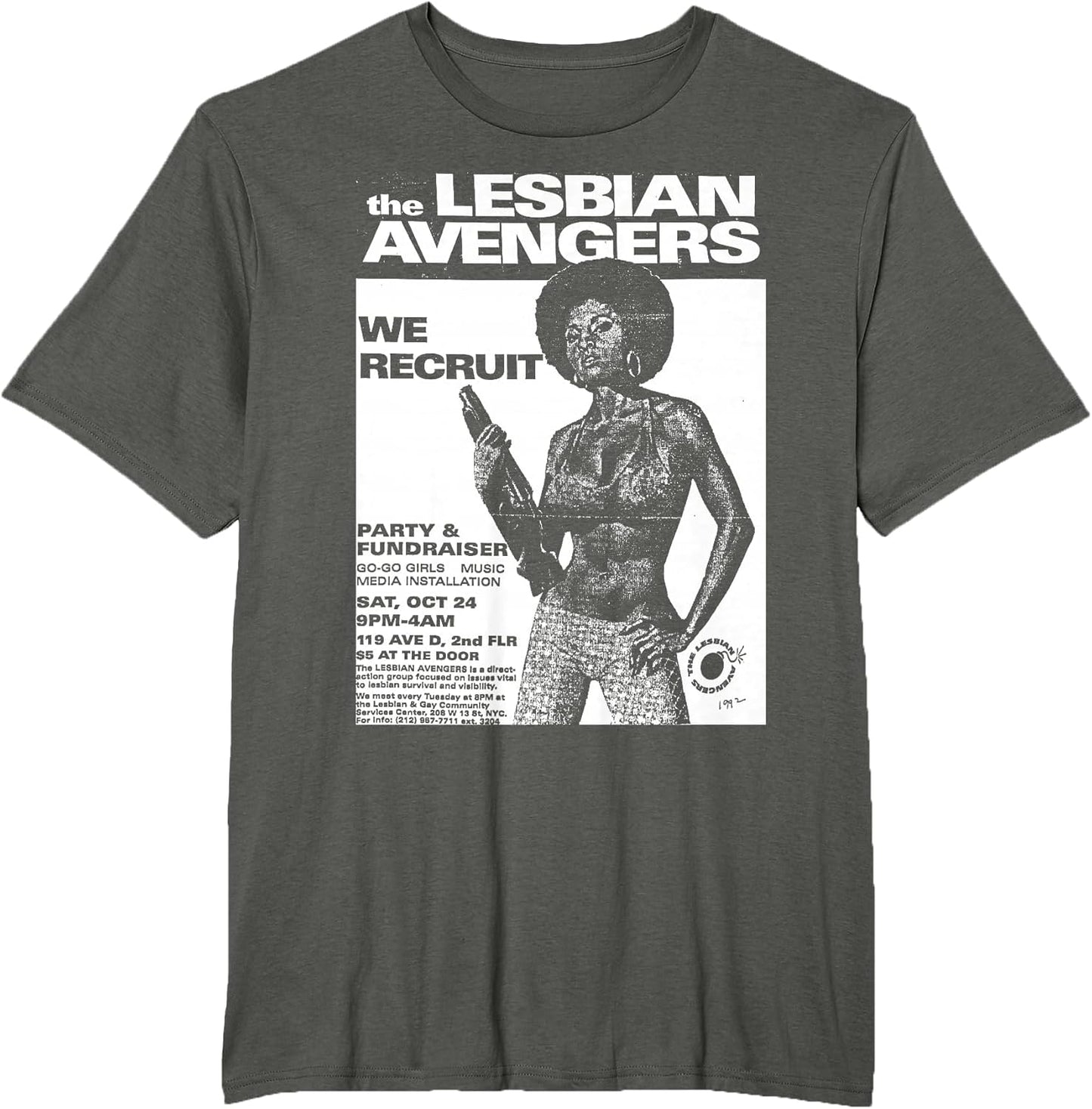 Lesbian Avengers Retro Vintage Queer - Adult & Kids T-Shirts, Sweatshirts & Hoodies apparel design preview 1