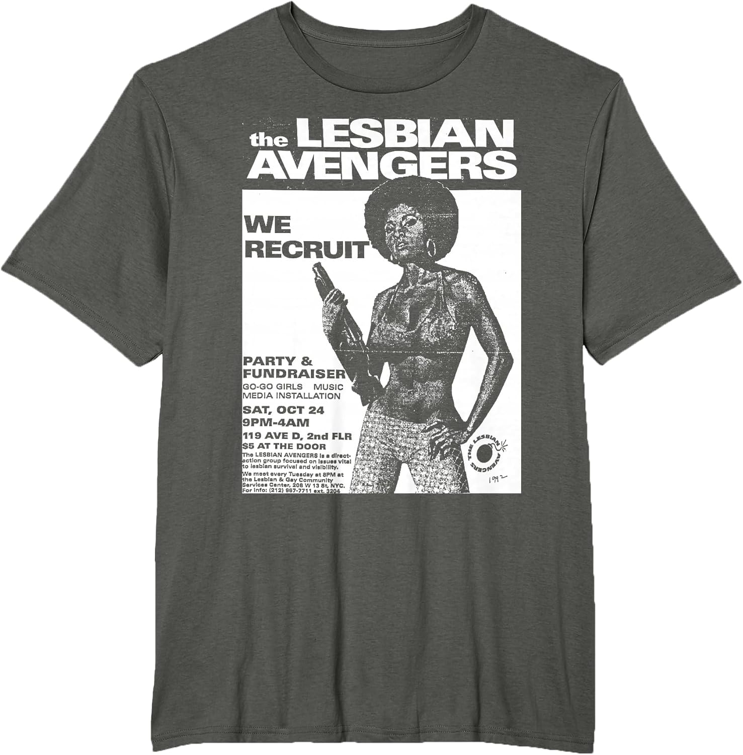 Lesbian Avengers Retro Vintage Queer - Adult & Kids T-Shirts, Sweatshirts & Hoodies apparel design preview 1