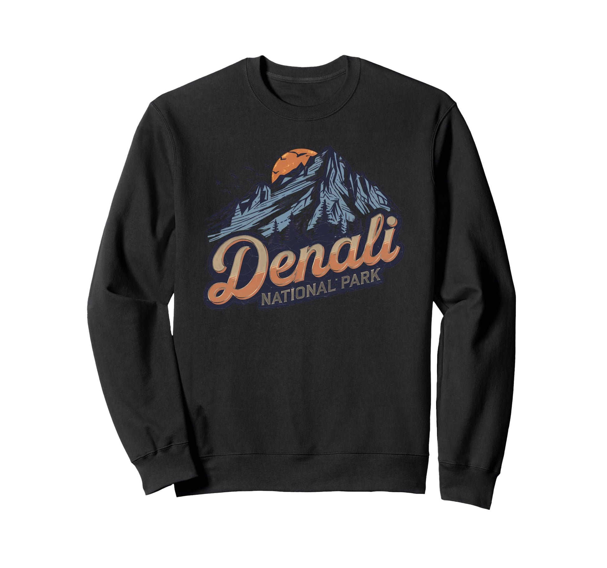 Denali Est 1917 Alaska Sweatshirt - Casual Everyday Wear Men Women - T-Shirt, Sweatshirt, Hoodie