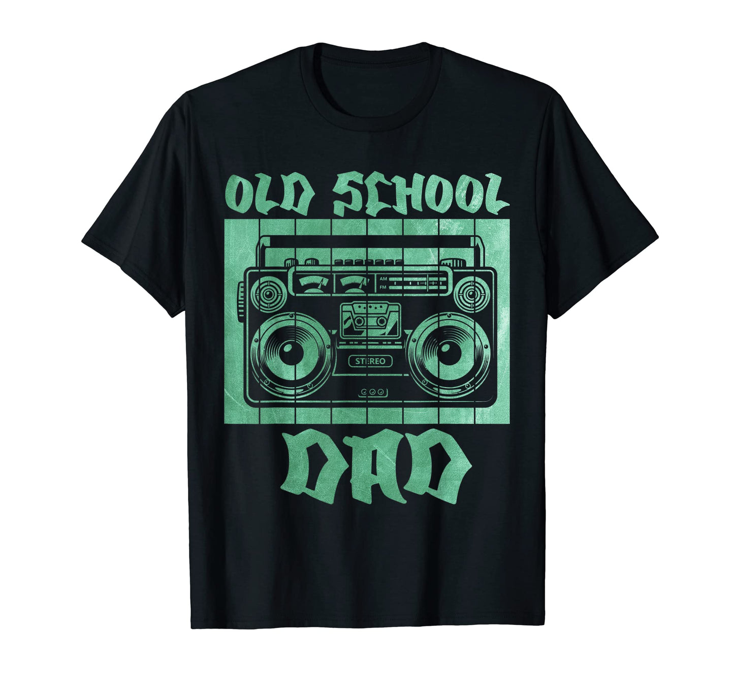 Old School Dad Hip Hop T-Shirt - Custom Art Print Men Women - T-Shirt, Sweatshirt, Hoodie