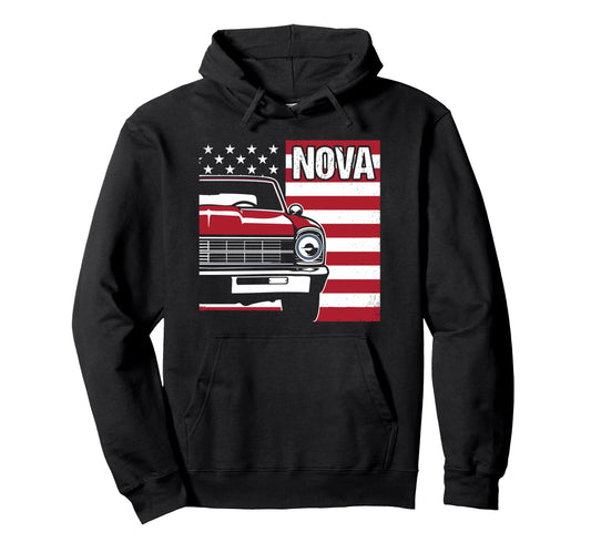 1966 1967 Nova Ss Old School Usa Hoodie - Casual Everyday Wear Unisex - T-Shirt, Sweatshirt, Hoodie