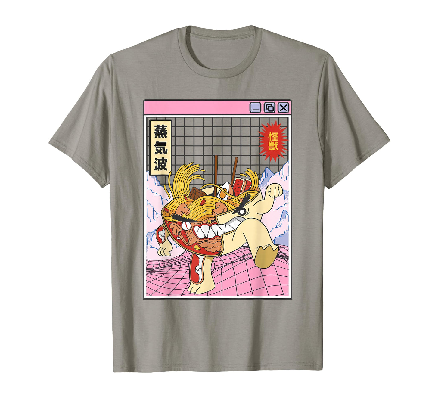 Ramen Noodles X Ray Kawaii Grid T-Shirt - Casual Everyday Wear Men Women - T-Shirt, Sweatshirt, Hoodie