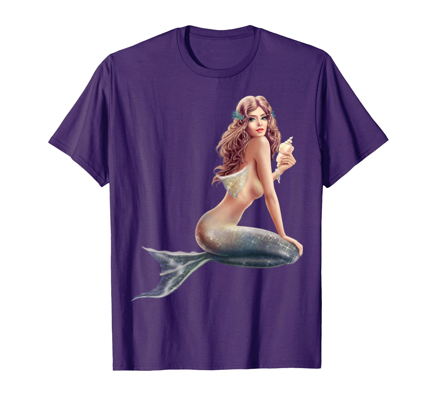 Pin Up Mermaid T-Shirt - Unique Graphic Unisex - T-Shirt, Sweatshirt, Hoodie