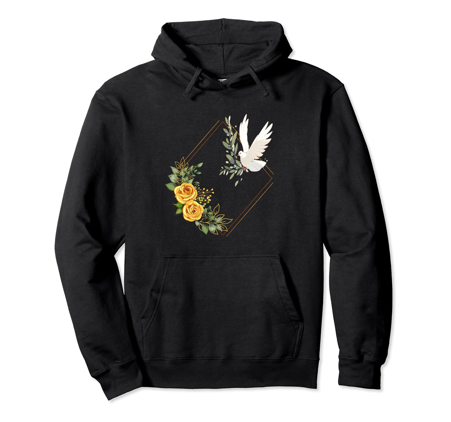 Dove Peace Love Hoodie - Graphic Print Men Women - T-Shirt, Sweatshirt, Hoodie