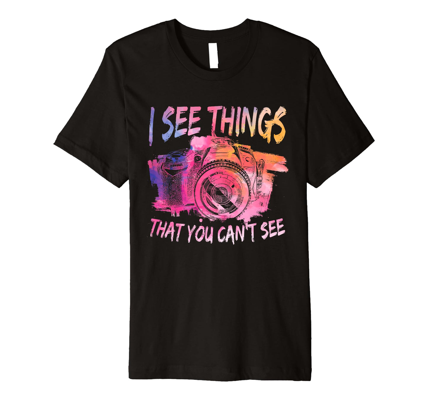 Funny Photographer Camera T-Shirt - Minimalist Print for Adults - T-Shirt, Sweatshirt, Hoodie