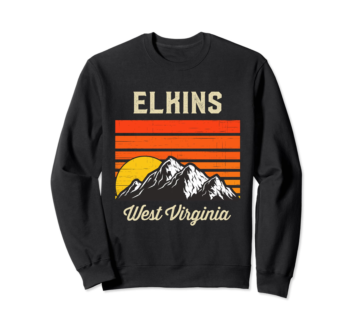 Elkins West Virginia City State Usa Sweatshirt - Unique Graphic for Adults - T-Shirt, Sweatshirt, Hoodie