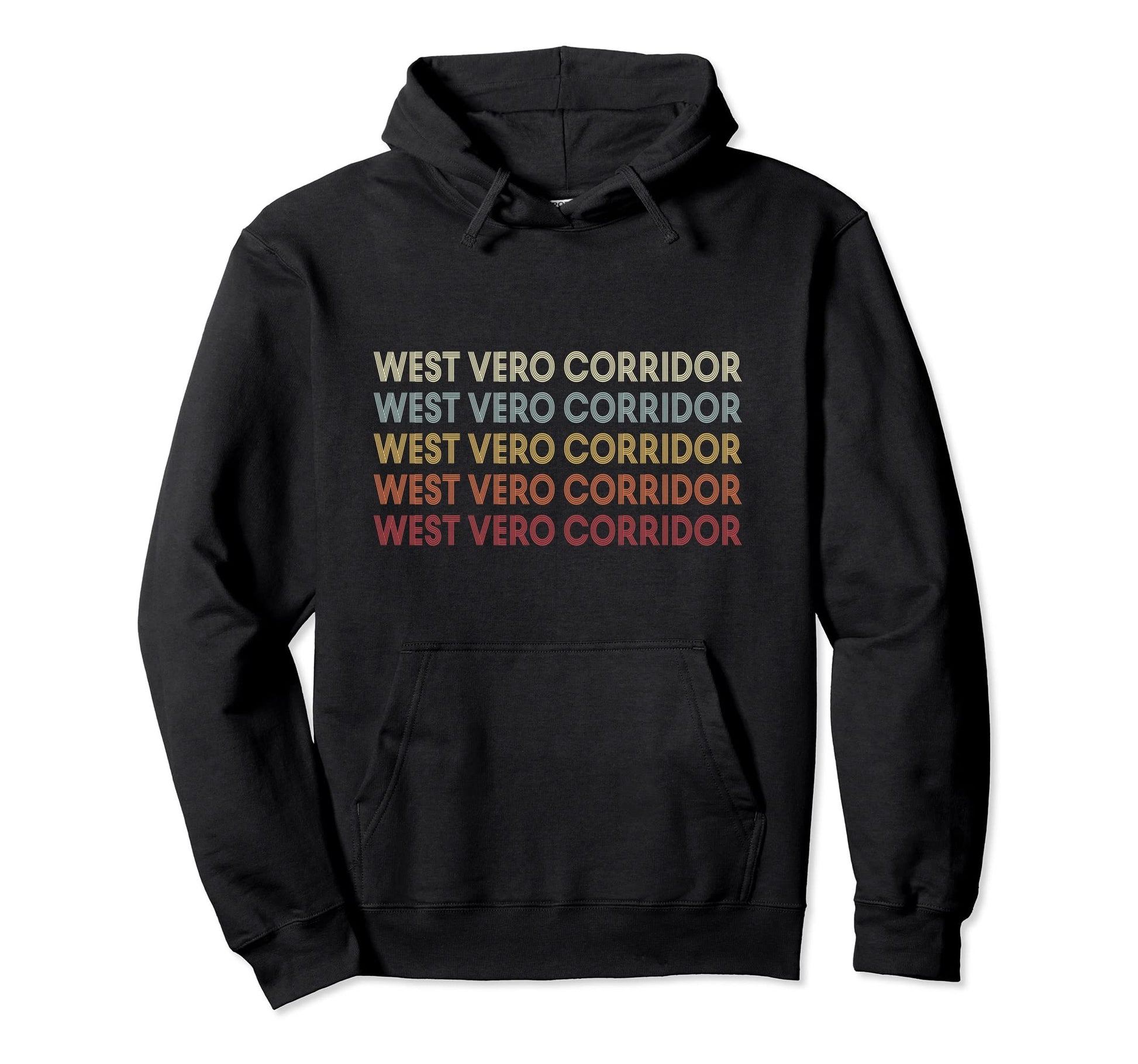 West Vero Corridor Florida West Vero Hoodie - Novelty Apparel for Adults - T-Shirt, Sweatshirt, Hoodie