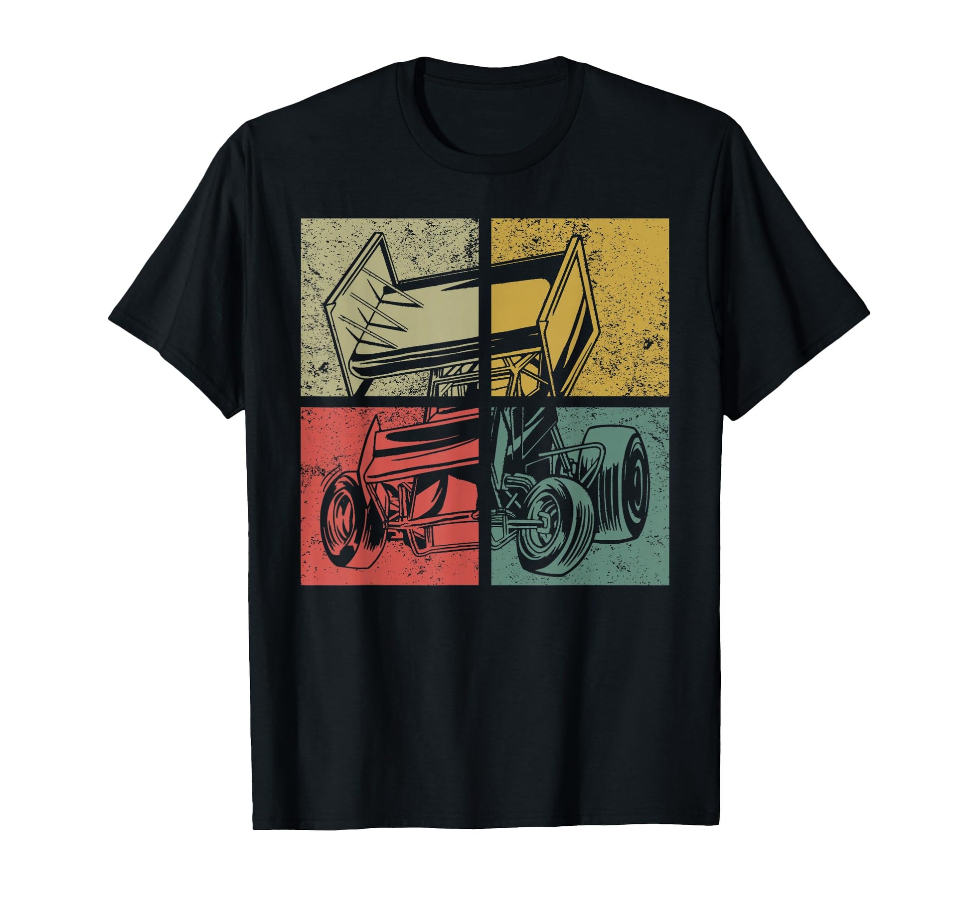 Dirt Track Racing Race Sprint Car T-Shirt - Graphic Print Unisex - T-Shirt, Sweatshirt, Hoodie