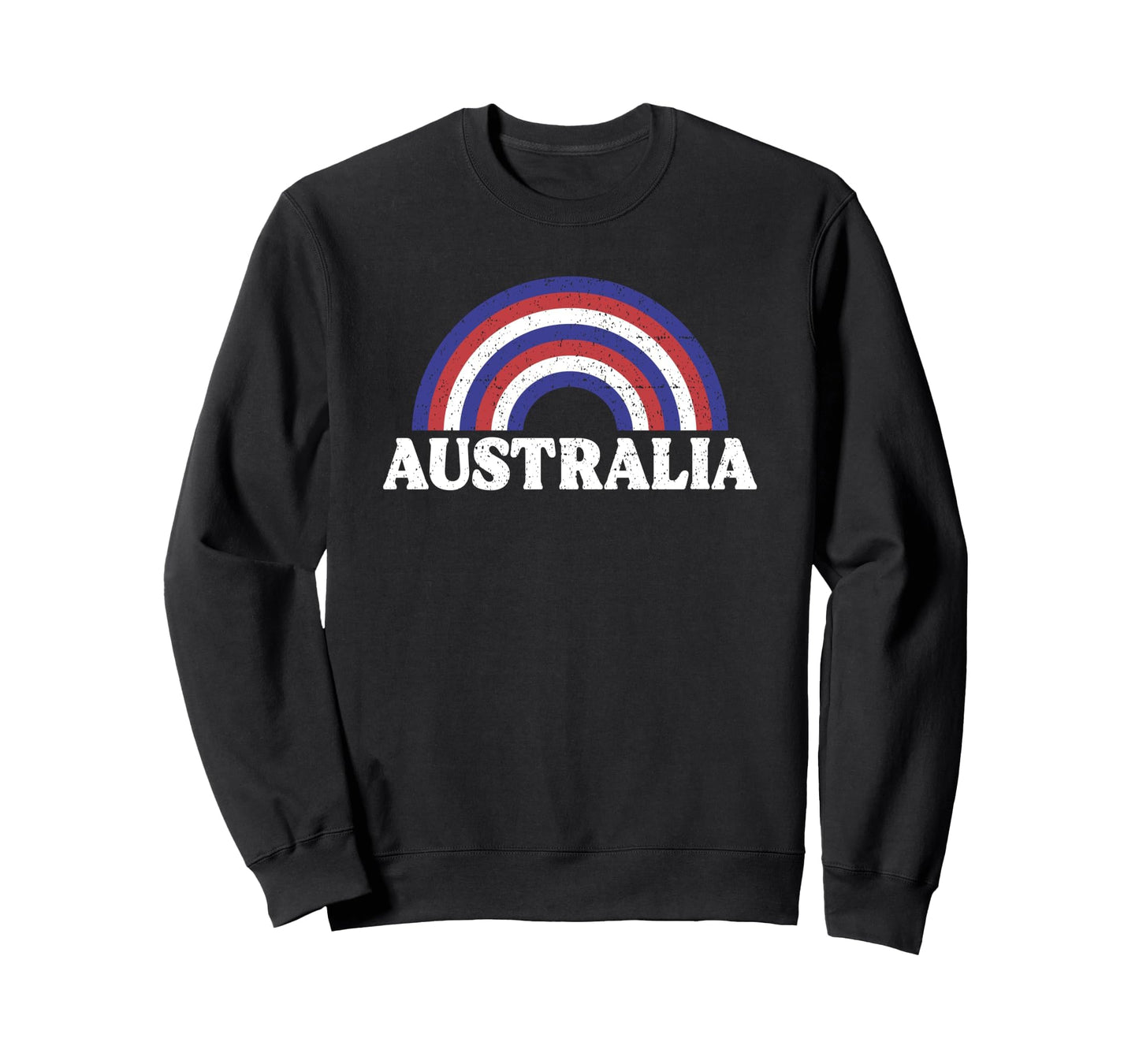 Australia Flag Rainbow Australian Sweatshirt - Graphic Print for Adults - T-Shirt, Sweatshirt, Hoodie