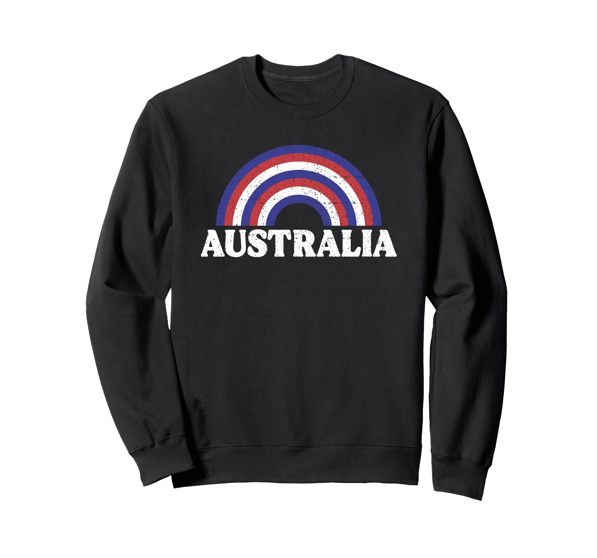 Australia Flag Rainbow Australian Sweatshirt - Graphic Print for Adults - T-Shirt, Sweatshirt, Hoodie