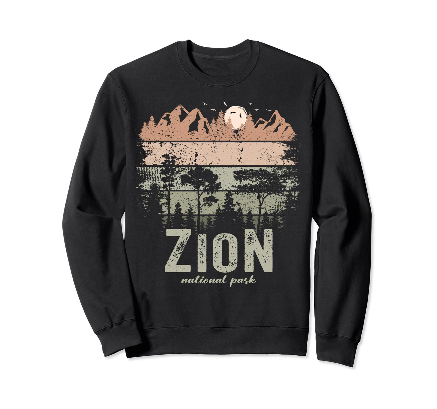 Zion National Park Zion Nature Sweatshirt - Casual Everyday Wear Unisex - T-Shirt, Sweatshirt, Hoodie