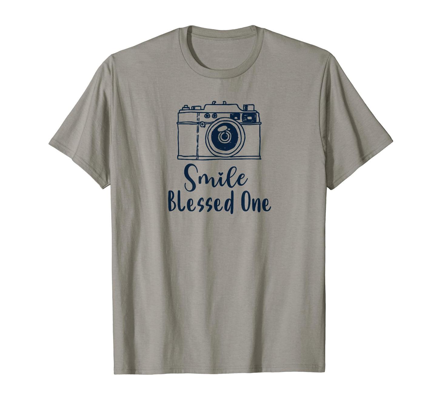 Dark Camera Smile Blessed One Photographer T-Shirt - Unique Graphic Unisex - T-Shirt, Sweatshirt, Hoodie