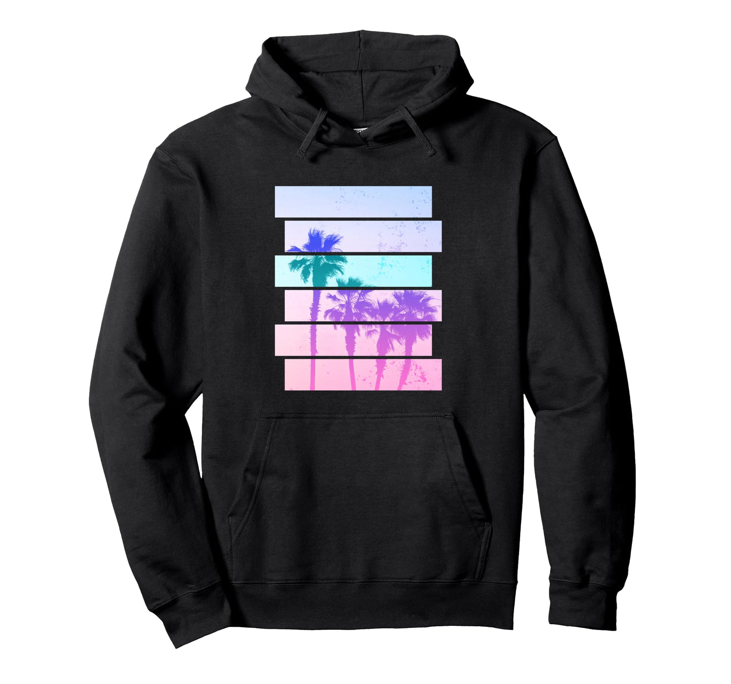 80S Vaporwave Palm Tree Aesthetic Hoodie - Streetwear Style Unisex - T-Shirt, Sweatshirt, Hoodie