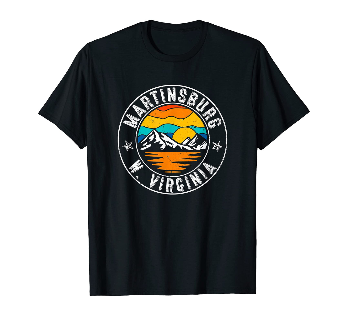 70S 80S Martinsburg West Virginia Wv T-Shirt - Fun Novelty Design Men Women - T-Shirt, Sweatshirt, Hoodie