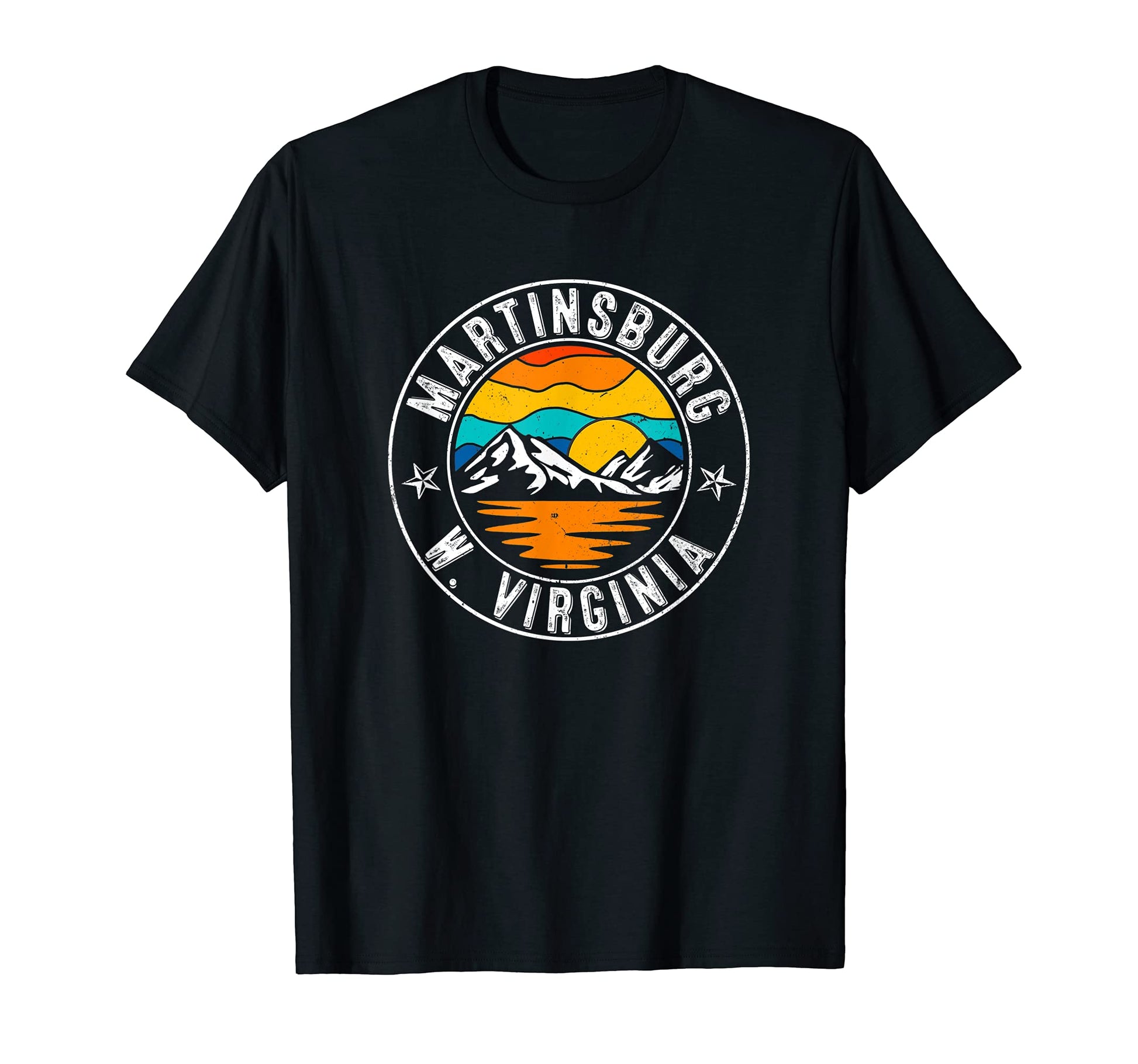70S 80S Martinsburg West Virginia Wv T-Shirt - Fun Novelty Design Men Women - T-Shirt, Sweatshirt, Hoodie