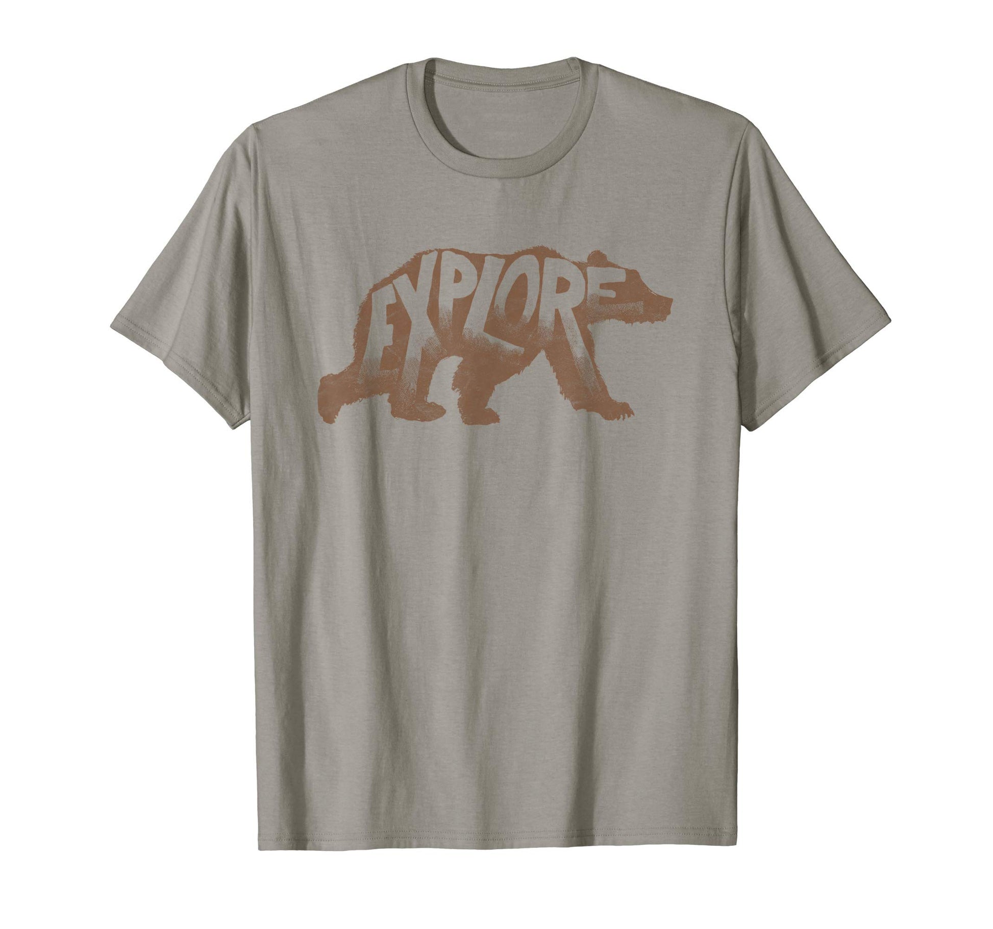 Explore Bear Typography Outdoors T-Shirt - Minimalist Print Men Women - T-Shirt, Sweatshirt, Hoodie