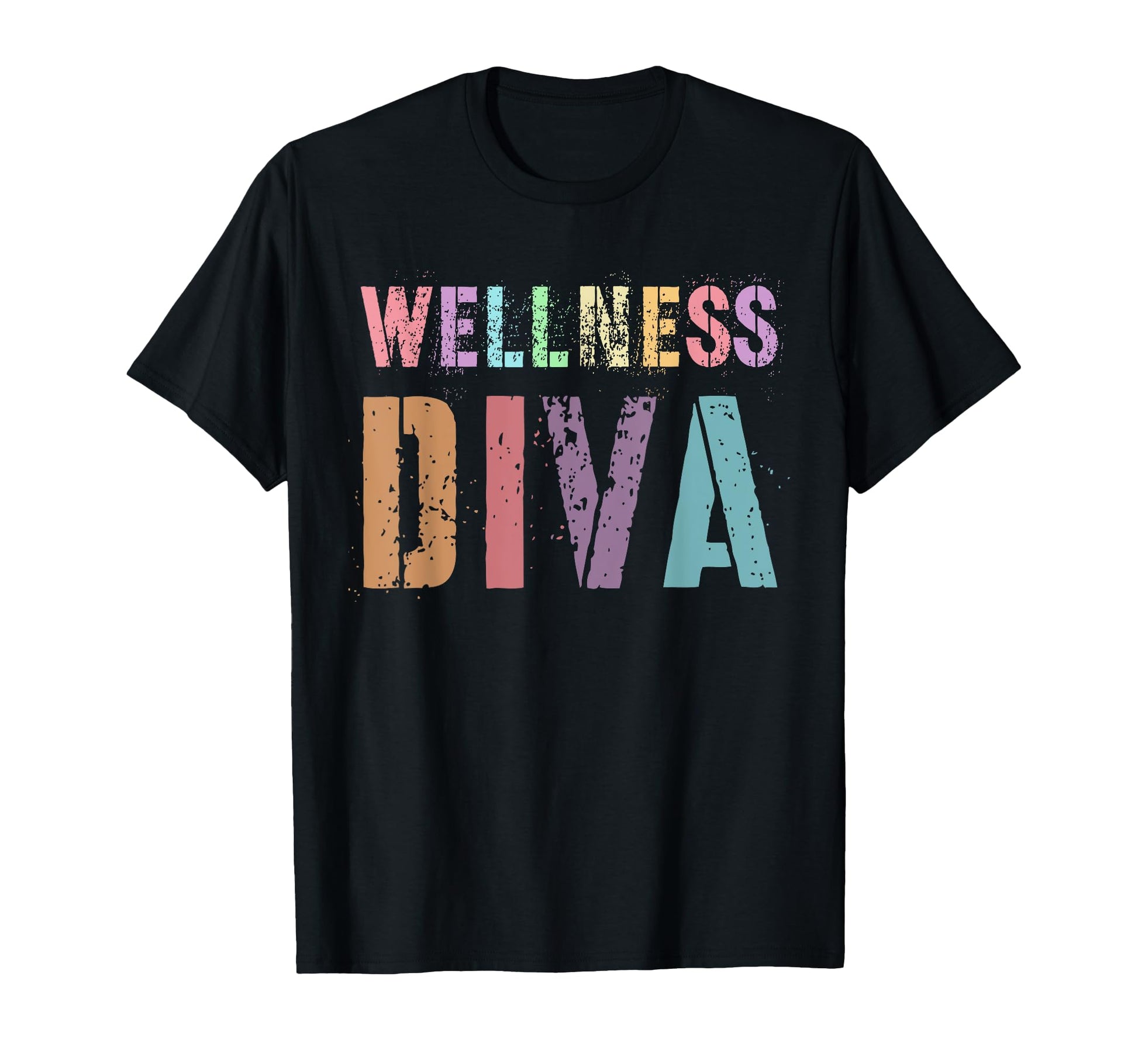 Rockstar Wellness Diva Rocks Health T-Shirt - Custom Art Print Unisex - T-Shirt, Sweatshirt, Hoodie