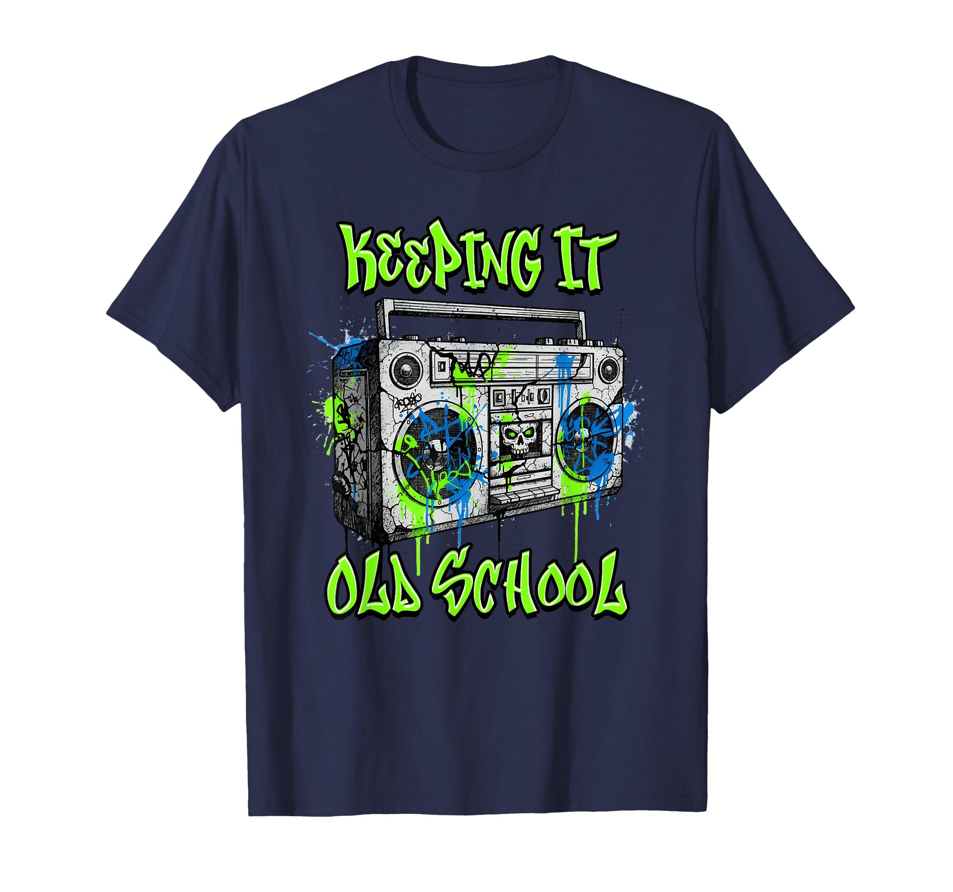 Keeping It Old School 80S 90S Hip T-Shirt - Fun Novelty Design for Adults - T-Shirt, Sweatshirt, Hoodie