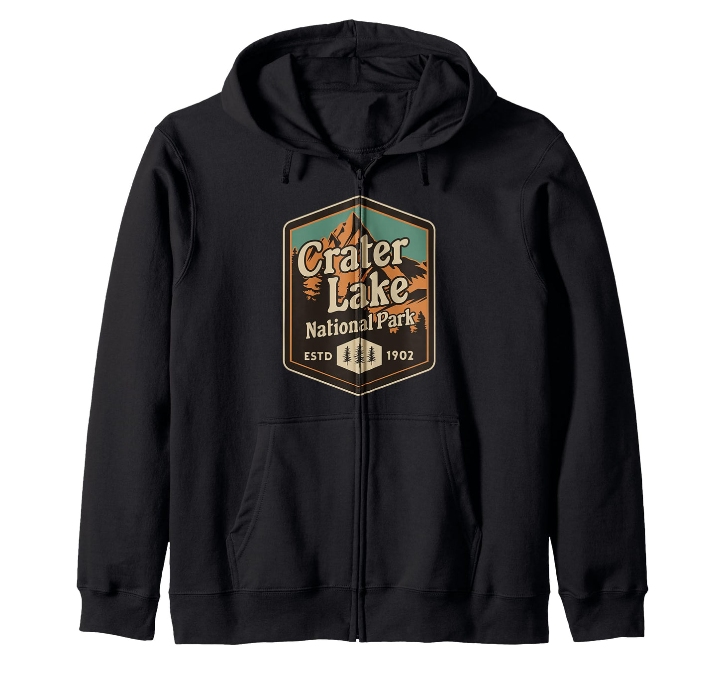 Crater Lake National Park Oregon Sweatshirt - Custom Art Print Men Women - T-Shirt, Sweatshirt, Hoodie