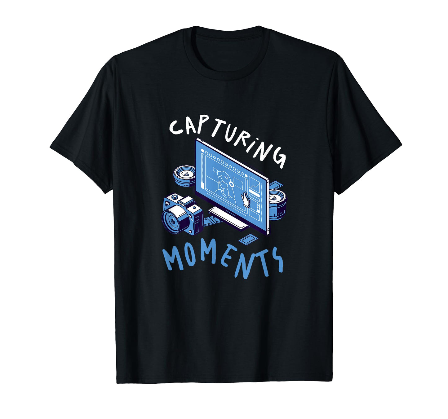 Photography Camera Snap Photo Cameras T-Shirt - Graphic Print for Adults - T-Shirt, Sweatshirt, Hoodie
