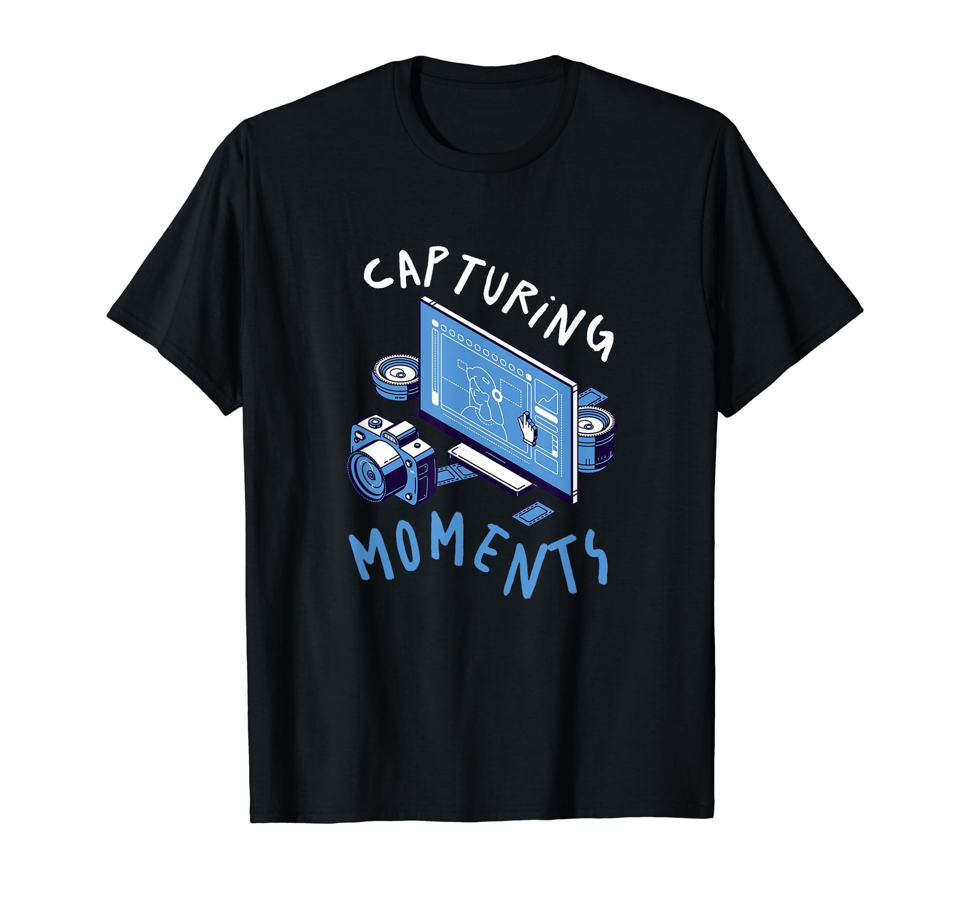Photography Camera Snap Photo Cameras T-Shirt - Graphic Print for Adults - T-Shirt, Sweatshirt, Hoodie