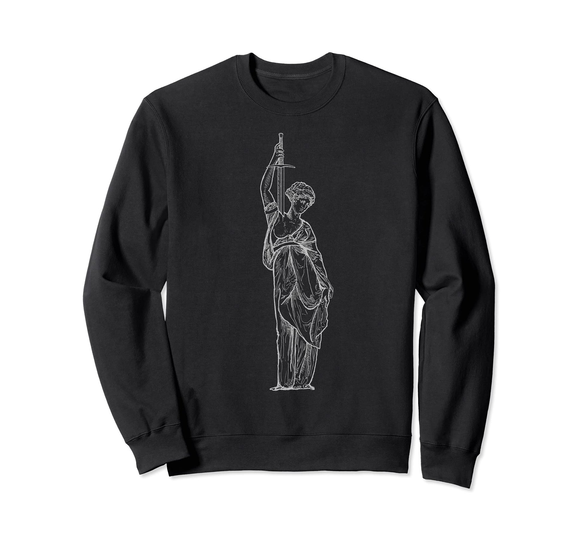 Greco Greek Roman Vaporwave Sword Battle Sweatshirt - Graphic Print Unisex - T-Shirt, Sweatshirt, Hoodie
