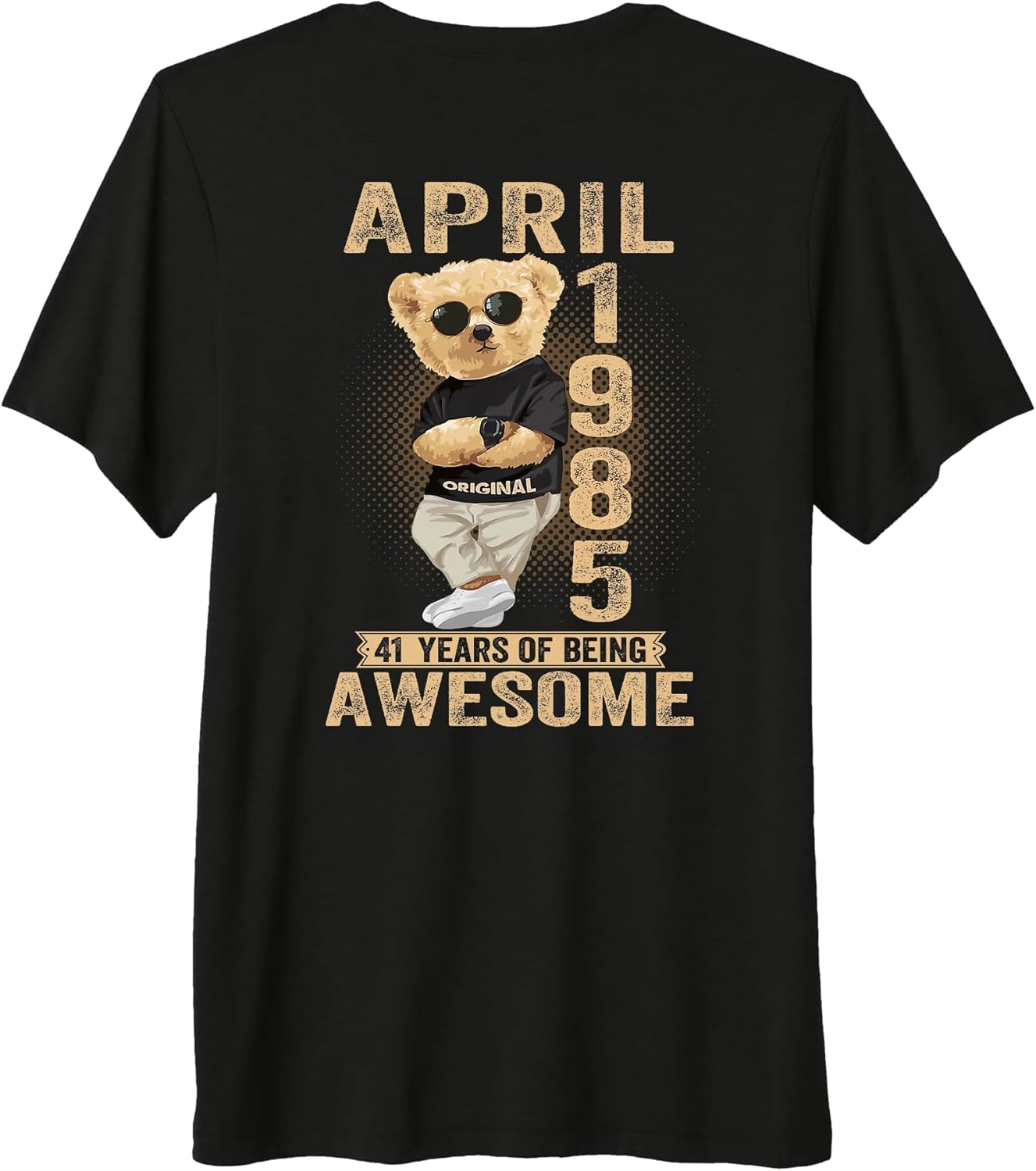 April 41st Birthday Men Women 1985 Awesome - Adult & Kids T-Shirts, Sweatshirts & Hoodies apparel design preview 1