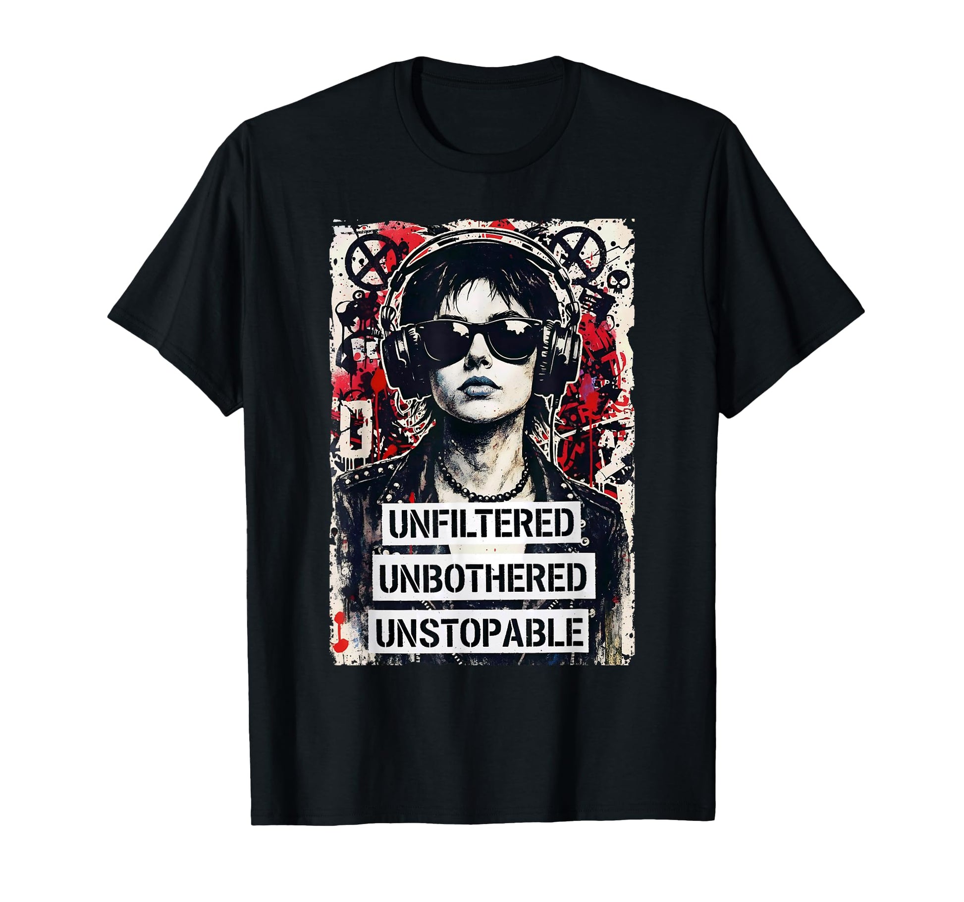 Punk 90S Grunge Urban Street Art Distressed T-Shirt - Unique Graphic Unisex - T-Shirt, Sweatshirt, Hoodie