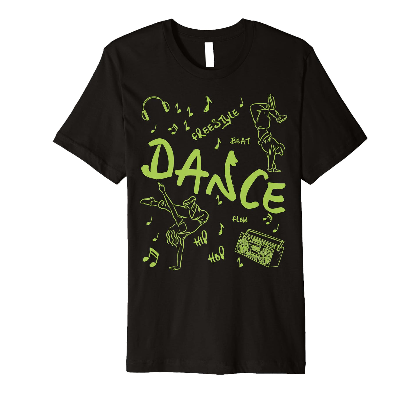 Hip Hop Dance Beat Flow Breakdance T-Shirt - Minimalist Print Men Women - T-Shirt, Sweatshirt, Hoodie