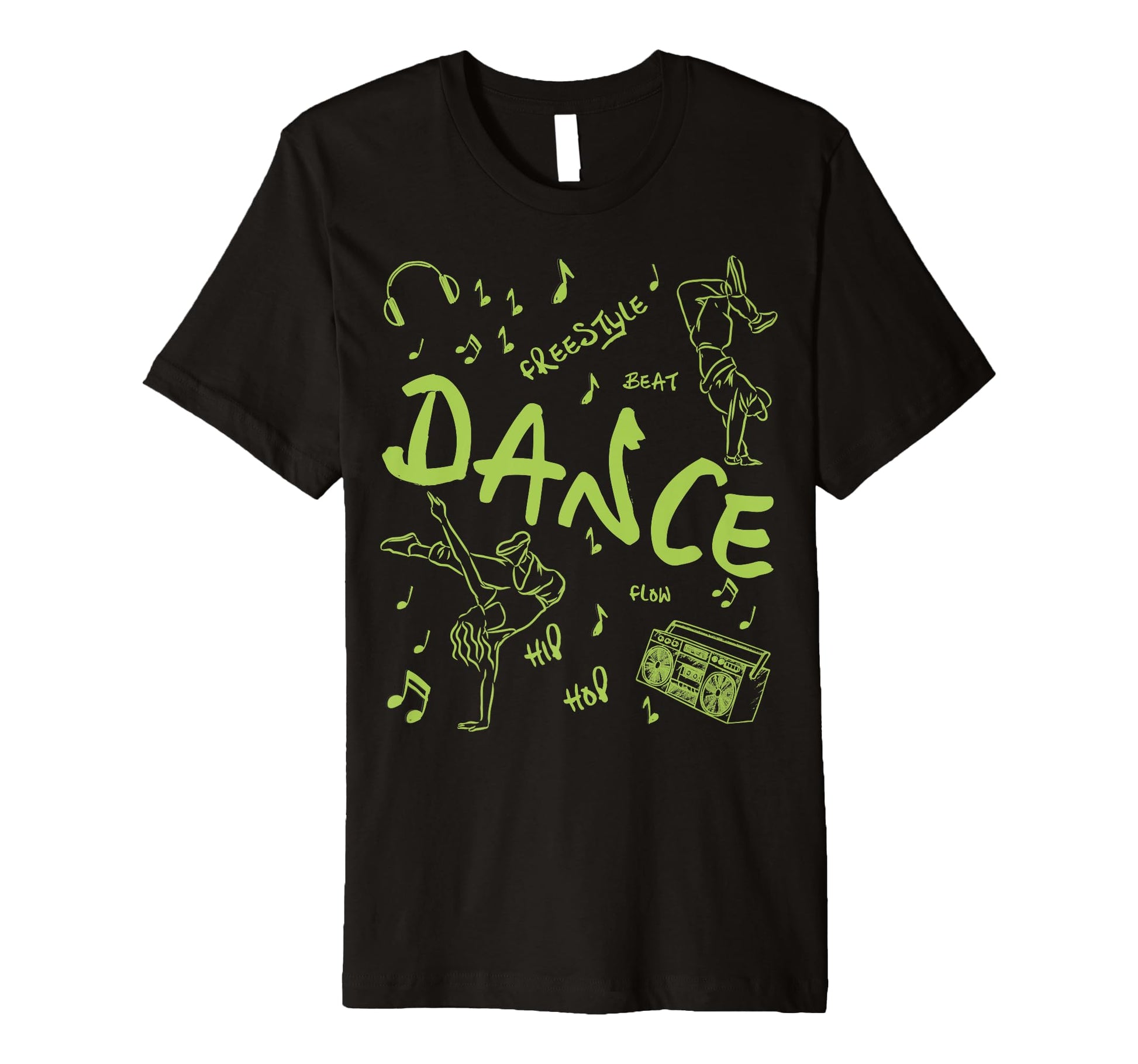 Hip Hop Dance Beat Flow Breakdance T-Shirt - Minimalist Print Men Women - T-Shirt, Sweatshirt, Hoodie