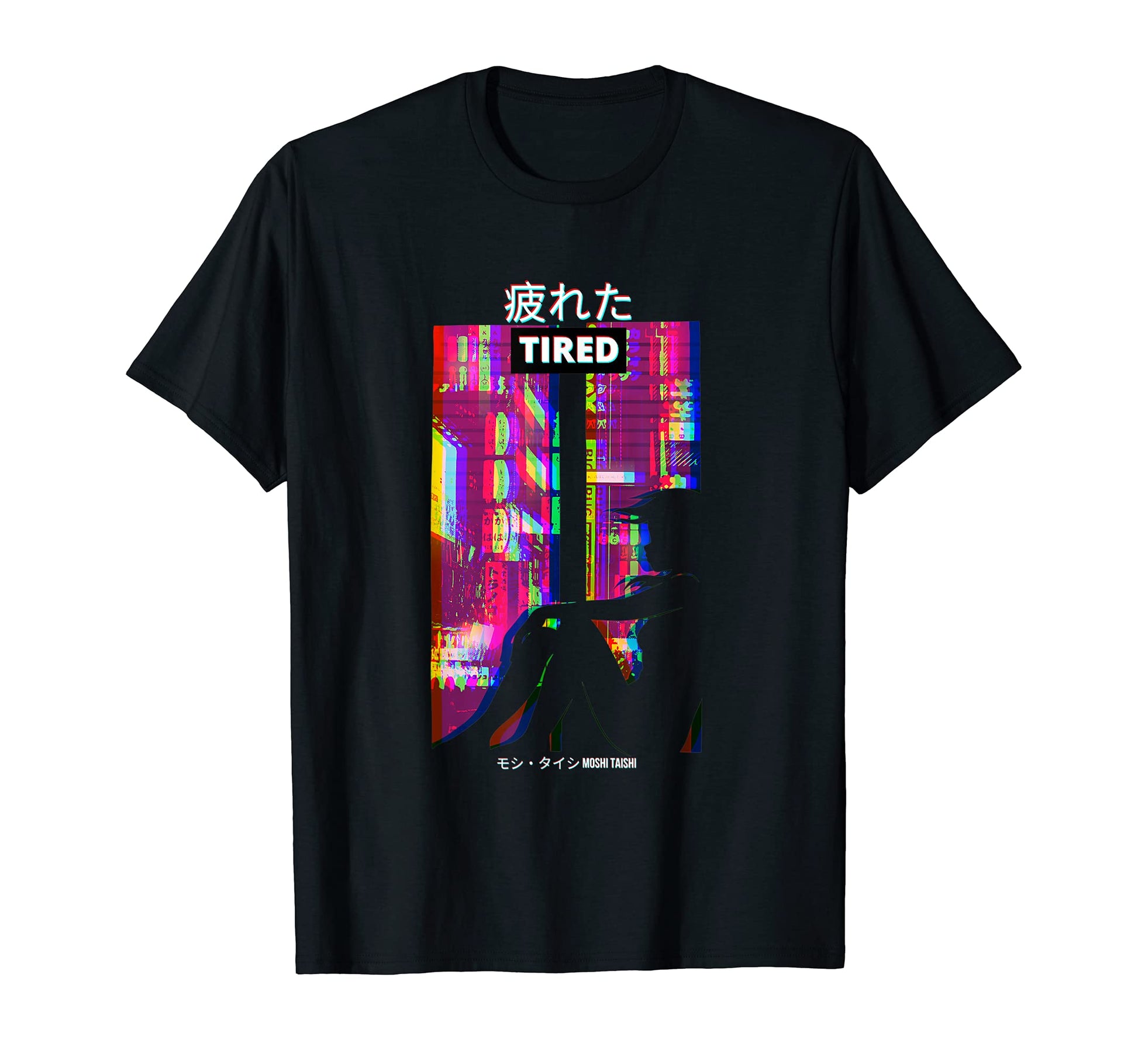 Tired Vaporwave Streetwear Tokyo T-Shirt - Unique Graphic Men Women - T-Shirt, Sweatshirt, Hoodie