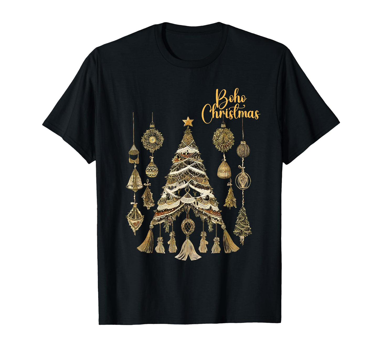 Boho Holiday Decor T-Shirt - Fun Novelty Design Unisex - T-Shirt, Sweatshirt, Hoodie