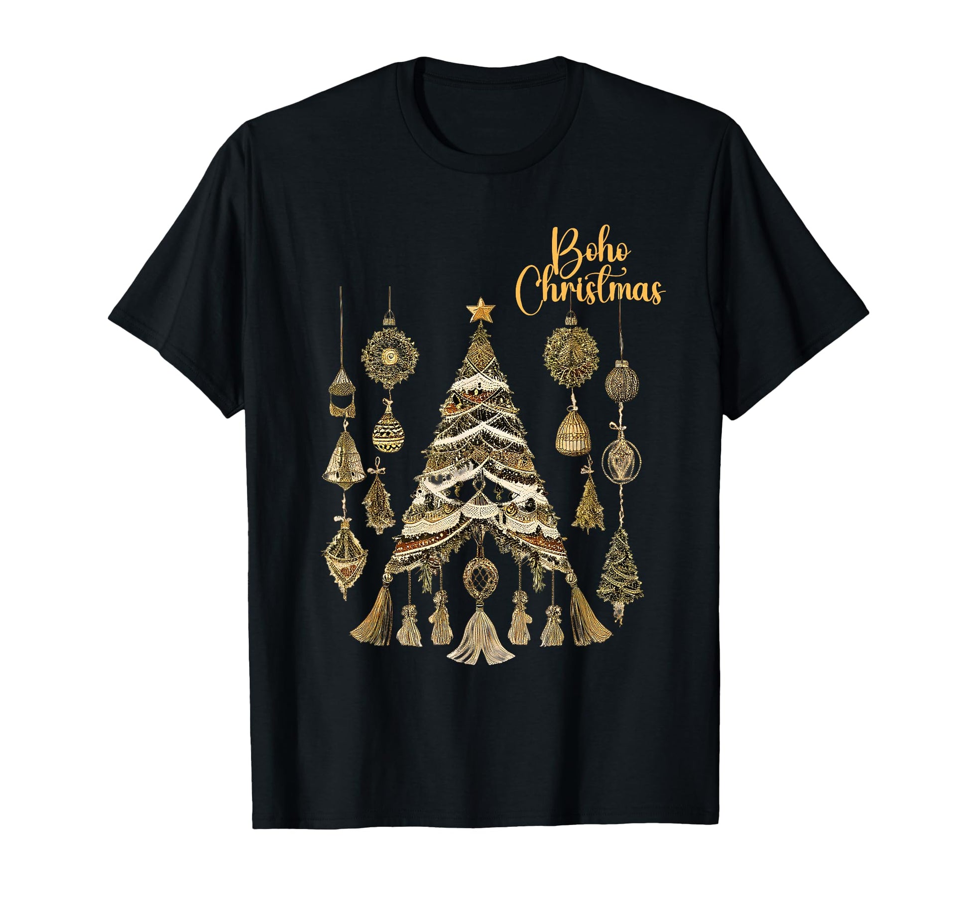 Boho Holiday Decor T-Shirt - Fun Novelty Design Unisex - T-Shirt, Sweatshirt, Hoodie