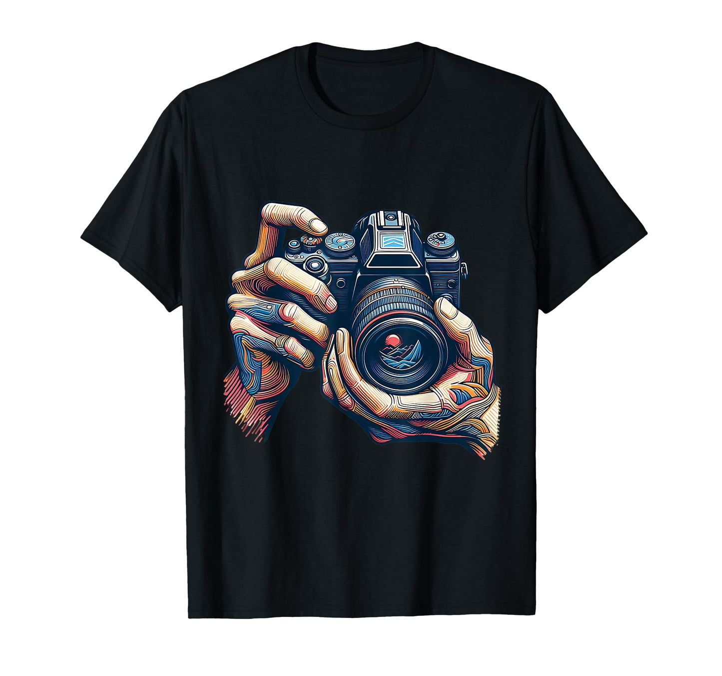 Analog Slr Camera Art Photographer T-Shirt - Fun Novelty Design for Adults - T-Shirt, Sweatshirt, Hoodie