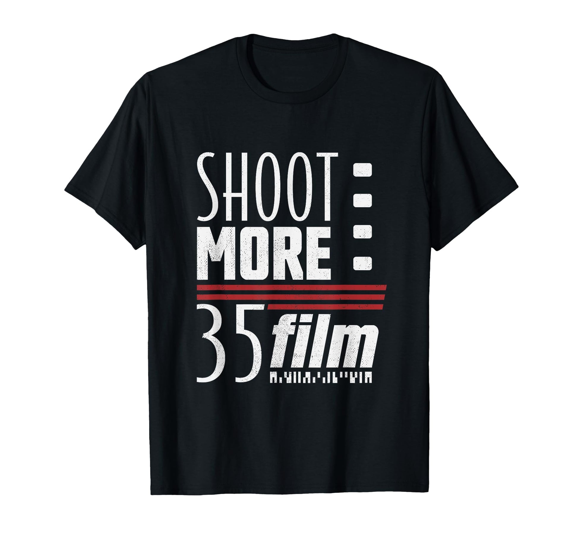 Shoot More 35Mm Film Analog Camera T-Shirt - Unique Graphic for Adults - T-Shirt, Sweatshirt, Hoodie