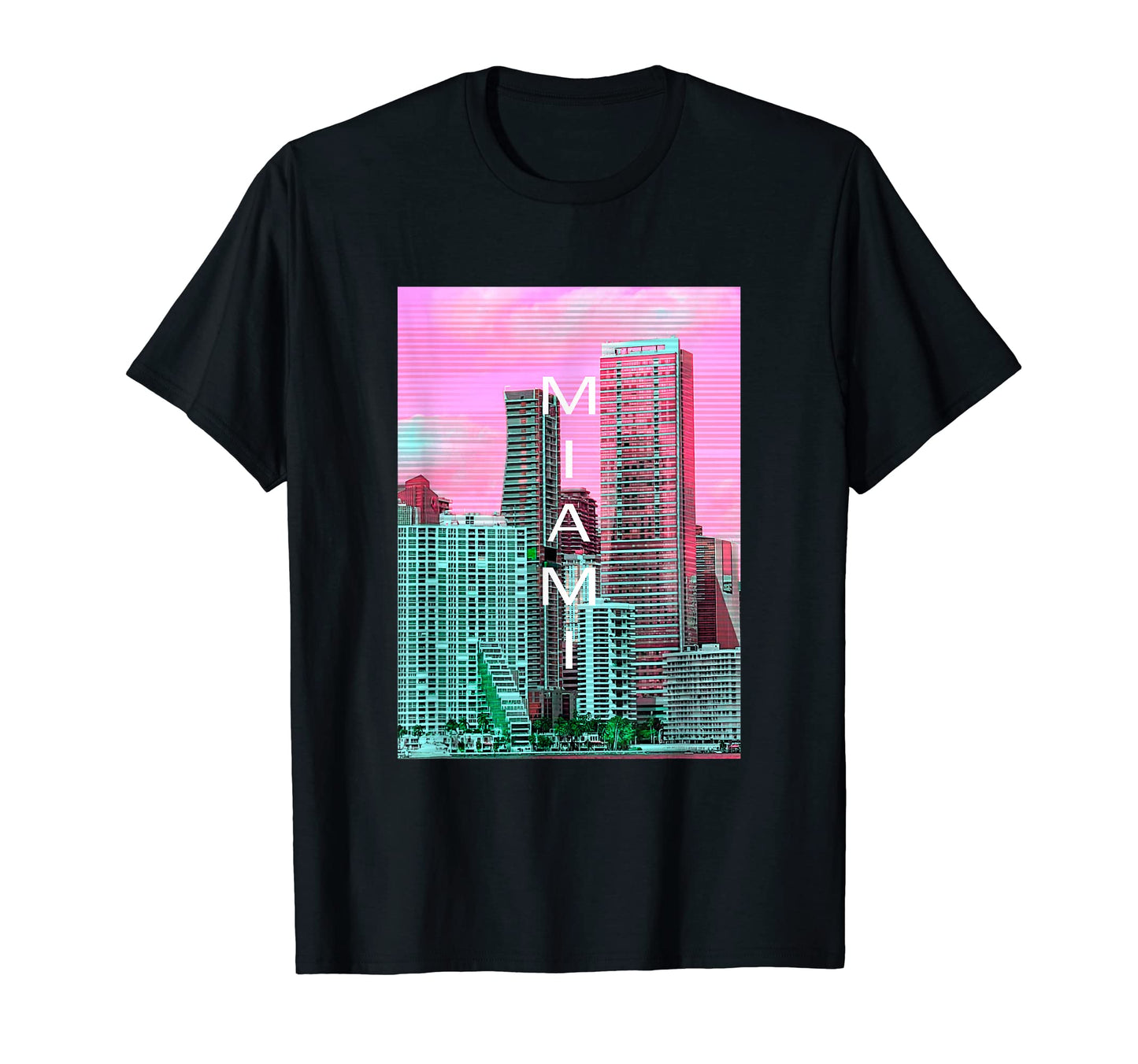 Florida Vaporwave Aesthetic Souvenir T-Shirt - Casual Everyday Wear Unisex - T-Shirt, Sweatshirt, Hoodie