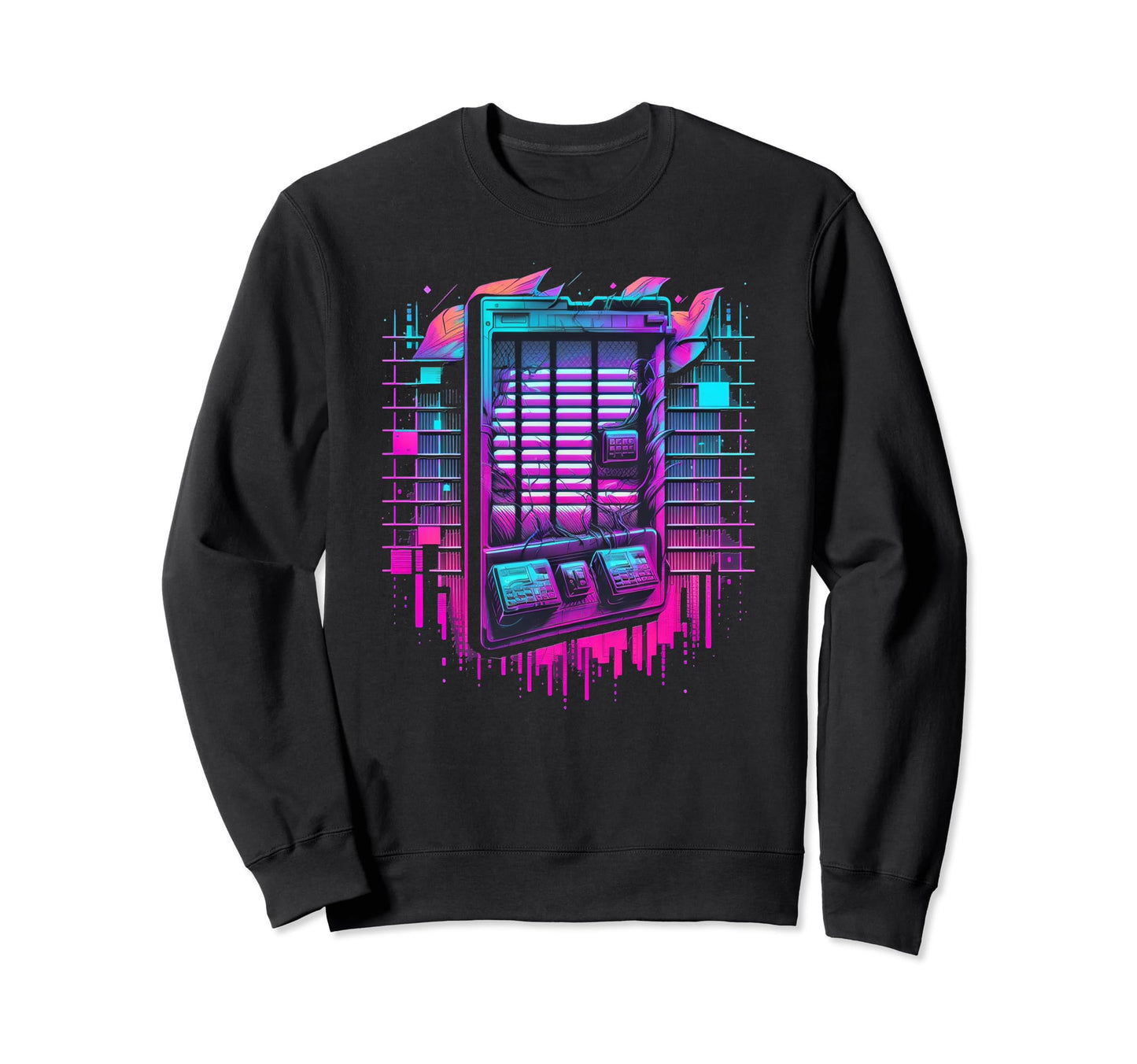Vaporwave Aesthetic Dj Festival Sweatshirt - Streetwear Style Men Women - T-Shirt, Sweatshirt, Hoodie